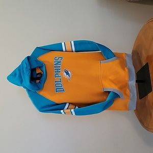🐬MIAMI DOLPHINS NFL TEAM APPAREL YOUTH FLEECE HOODIE